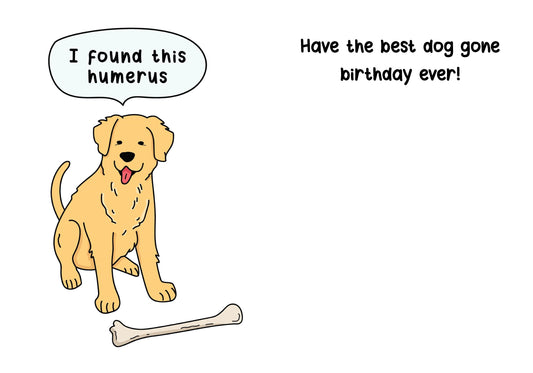 Funny Bone Birthday Card