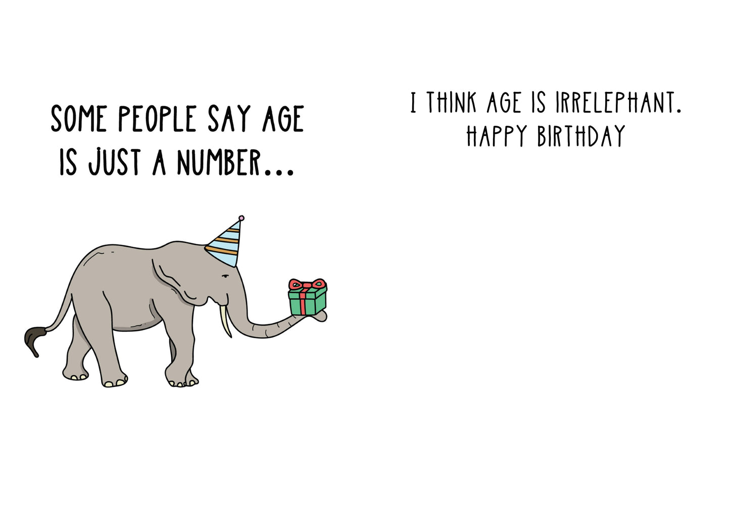 Elephant Birthday Card