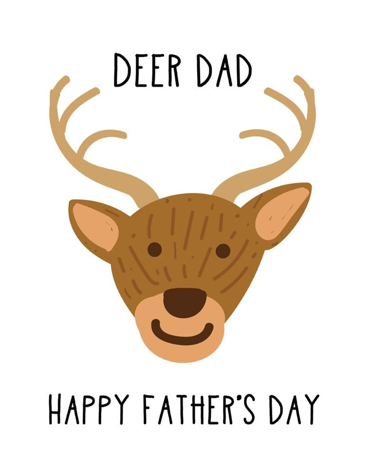 Happy Fathers Day Deer Dad